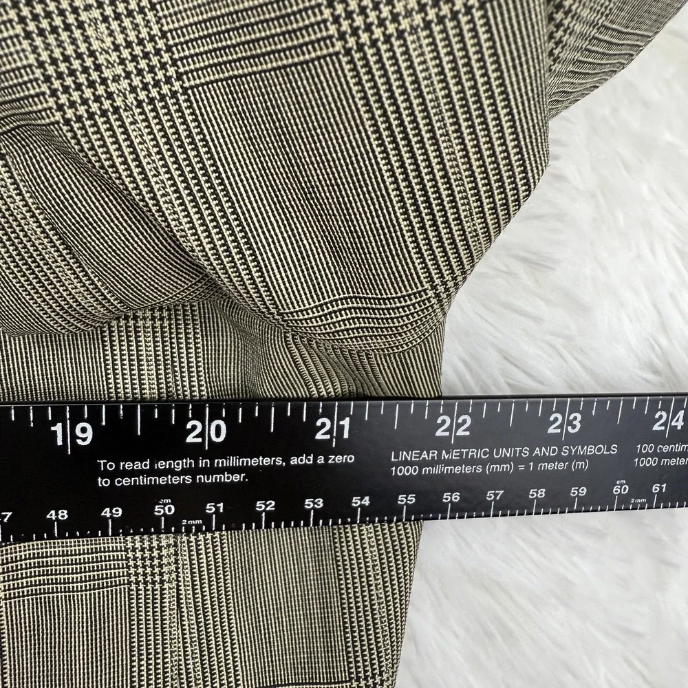 Vintage Chaps Ralph Lauren Blazer Size 42 Tall Wool Plaid Sport Coat Suit Jacket
